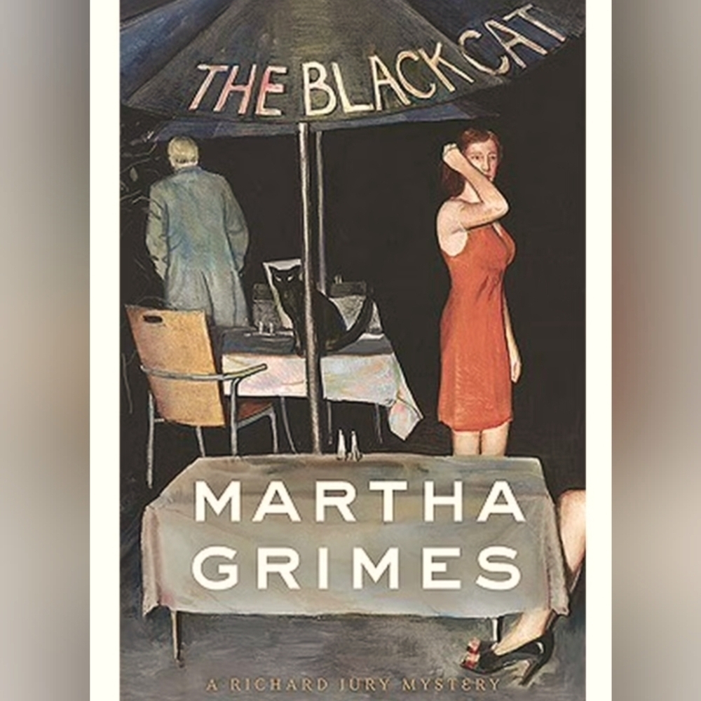 Hardcover "The Black Cat" by Martha Grimes